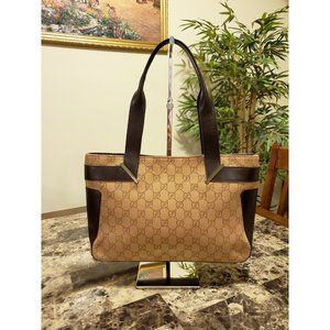 Vintage Gucci Denim Tote Bag